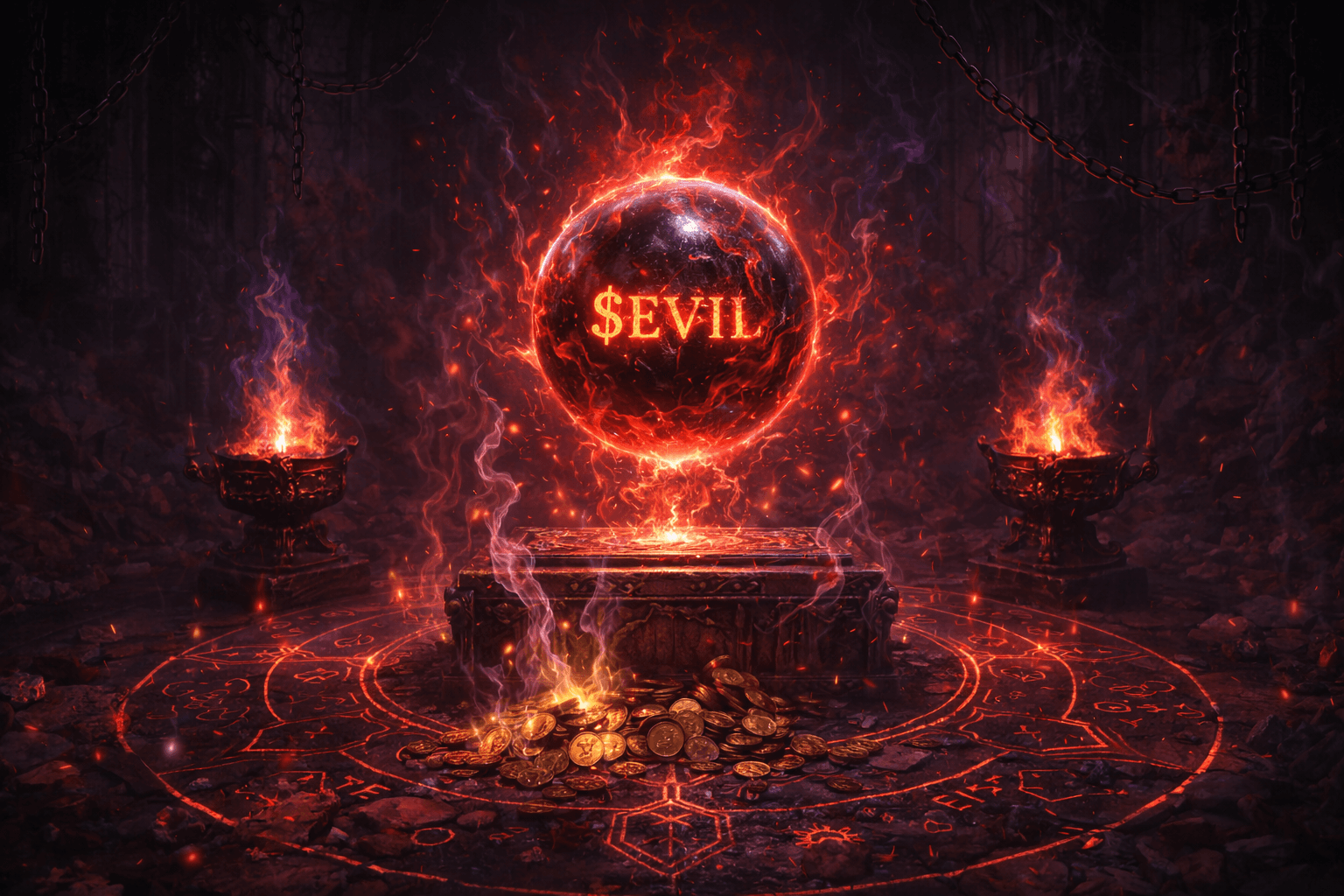 $EVIL Token Altar